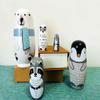 Lorveelo Polar Bear Nesting Dolls - Cute Animal Matryoshka Doll Handmade Wooden Dolls for Children Christmas Birthday Decoration Halloween Wishing Gift,Set of 5 view 2