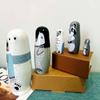 Lorveelo Polar Bear Nesting Dolls - Cute Animal Matryoshka Doll Handmade Wooden Dolls for Children Christmas Birthday Decoration Halloween Wishing Gift,Set of 5 view 4