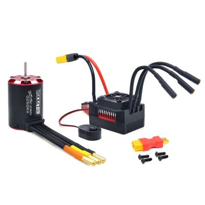 Surpass Hobyy RC 3650 3250KV Brushless Motor and Waterproof 60A ESC Set for 1/10 RC Car Upgrade Parts