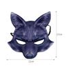 SIQITECHNO Halloween Cat Mask Half Face EVA Animal Mask Theme Party Cosplay Carnival Cosplay Prop Furry Animal Costume view 3