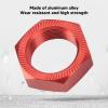 24mm Wheel Hex Hub Nut, High Strength Aluminum Alloy 4 Pcs Hex Hub for RC Enthusiasts Off-Road Trucks Hobbyists view 2