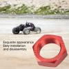 24mm Wheel Hex Hub Nut, High Strength Aluminum Alloy 4 Pcs Hex Hub for RC Enthusiasts Off-Road Trucks Hobbyists view 4