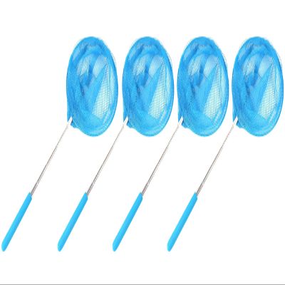 4pcs MAGIKON 8-Inch Diameter Retractable Bug Net,Little Fish Butterfly catching Net Colorful