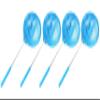 4pcs MAGIKON 8-Inch Diameter Retractable Bug Net,Little Fish Butterfly catching Net Colorful view 1
