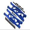 Aluminum 6061-T6 Rear Lower Suspension Arms For Traxxas 1/8 4WD Sledge Monster Truck 95076-4 - 26Pc Set Blue view 1