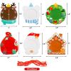 ceiba tree Christmas Crafts for Kids Photo Frame Craft Kits Picture Christmas Ornament Foam Self Adhesive Stickers for Xmas Holiday Party Favor view 2
