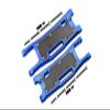 Aluminum 6061-T6 Rear Lower Arms + Carbon Fibre Dust-Proof Protection Plate For Traxxas 1/8 4WD Sledge Monster Truck 95076-4 - 28Pc Set Blue view 1