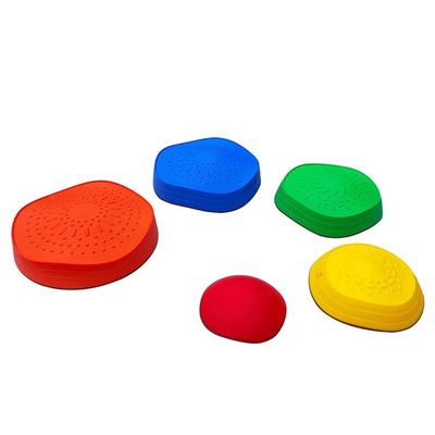 Kids Obstacle Course Balance Stepping Stone, Indoor and Outdoor Sense Game River Stone, Promotes Coordination and Gross Motor Skills