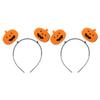 Mobestech 2Pcs Pumpkin Hairband Halloween Party Headbands for Women Girls Funny Pumpkin Headpiece Autumn Headwear Holiday Cosplay Accessories view 1