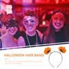 Mobestech 2Pcs Pumpkin Hairband Halloween Party Headbands for Women Girls Funny Pumpkin Headpiece Autumn Headwear Holiday Cosplay Accessories view 3
