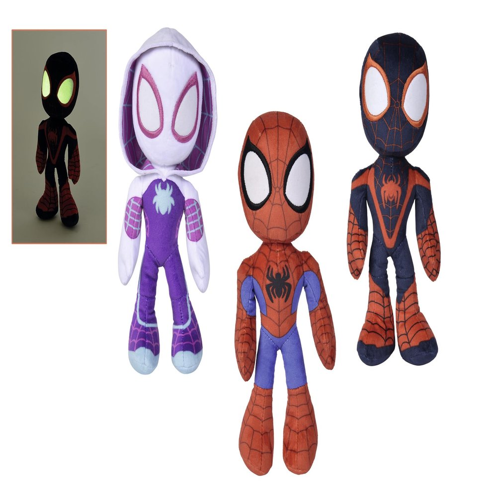 Disney SB6315875809NPB Spiderman Eyes FOSFO Toy 25 cm Plush, Multicoloured