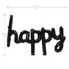 16 Inch Hanging Birthday Banners 3D Silver Foil Cursive Script Letter Balloons for Kids and Adults Birthday Party Decorations Supplies (Black) view 2
