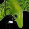 YQkoop Old Woman Witch Mask Creepy Halloween Mask PU Foam Half Face Mask with Eagle Nose Mask Halloween Scary Horror Cosplay Costume view 3