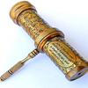 ANTIQLICIOUS Antique Hand Carved Brass Twist Kaleidoscope for Adult and Kids || Vintage Look Kaleidoscope - Antique Finish with Brass Handle view 2