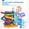 hahaland Toddler Toys for 1 Year Old Boy 2 in 1 Pound Ball Toy & Car Ramp Race Track Learning Early Developmental Montessori Toys for 2 Year Old Valentine Birthday Easter Basket Stuffers view 3