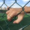 KnBoB Spin Rings for Anxiety, Fidget Spin Rings for Anxiety for Women Personalized Size 9 8MM Gold with Chain and Spinner Ring view 2