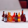 SXFSE Dollhouse Decoration Accessories, 1:12 Dollhouse Ornament 9 Pcs Mini Wine Bottles view 1