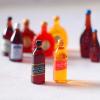 SXFSE Dollhouse Decoration Accessories, 1:12 Dollhouse Ornament 9 Pcs Mini Wine Bottles view 4