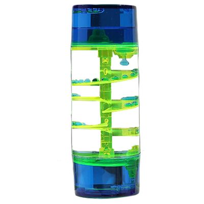 Spiral Liquid Motion Bubbler Timer Colorful Water Timer Liquid Sensory Activity Fidget Calm Stress Relief Desk Adults Decoration Oil Hourglass