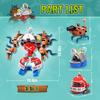 Maikerry 3-in-1 PVZ Toy Figure Set, Deformation Shark Boss Robot, Action Figures, Birthday & Party Gifts for Boys & Girls view 2