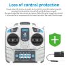 GoolRC Microzone MC6C 2.4GHz 6CH Remote Controller Mode 2 Transmitter and MC6RE Receiver Radio System for RC Airplane Drone Multirotor Helicopter Car Boat MC6RE Receiver view 3
