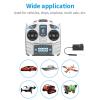 GoolRC Microzone MC6C 2.4GHz 6CH Remote Controller Mode 2 Transmitter and MC6RE Receiver Radio System for RC Airplane Drone Multirotor Helicopter Car Boat MC6RE Receiver view 4