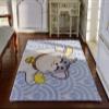 1?12 Scale Dollhouse Lovely Pultus Kitten Aubusson Design Miniature Rug view 2