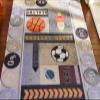 1?12 Scale Aubusson Design Miniature Rug Unique Learn Letters Football & Soccer view 4