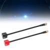 5.8GHz FPV Drone Antenna,Drone Antennas,155mm 2.5 Dbi Antenna with Inner Hole RP?SMA,for RC FPV Hine, Long Range HD FPV Drone Like as Titan DC7 Chimera4 Chimera7(Black)(red), Drone Antennas,5 view 2