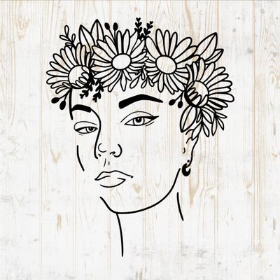 Boho Wall Decals - Boho Wall Stickers - Boho Rainbow Flower Floral Moon - Boho Wall Decor for Girls Room Bedroom Toddler Nursery Room Classroom Cars DWSV11221