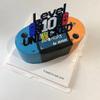 10th Birthday Video Game Cake Topper Level 10 Unlocked Cake Topper for Kids Boy Girl 10-Years-Old Birthday Party Decoration view 4
