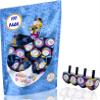The Dreidel Company 100 Multi Colored Hand Painted Wooden Dreidels, The Hanukkah Game Includes 3 Dreidel Game Instructions, Let's Play Dreidel (100-Pack) view 1
