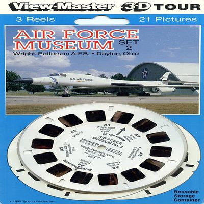 Air Force Museum - Wright-Patterson A.F.B. - Dayton, OH - Set 2 - ViewMaster - 3 Reel Set - 21 3D Images