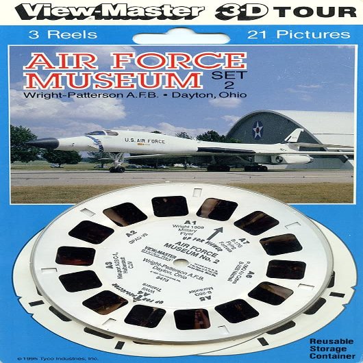 Air Force Museum - Wright-Patterson A.F.B. - Dayton, OH - Set 2 - ViewMaster - 3 Reel Set - 21 3D Images
