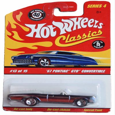 Hot Wheels '67 Pontiac GTO Convertible, Classics Series 4#13/15