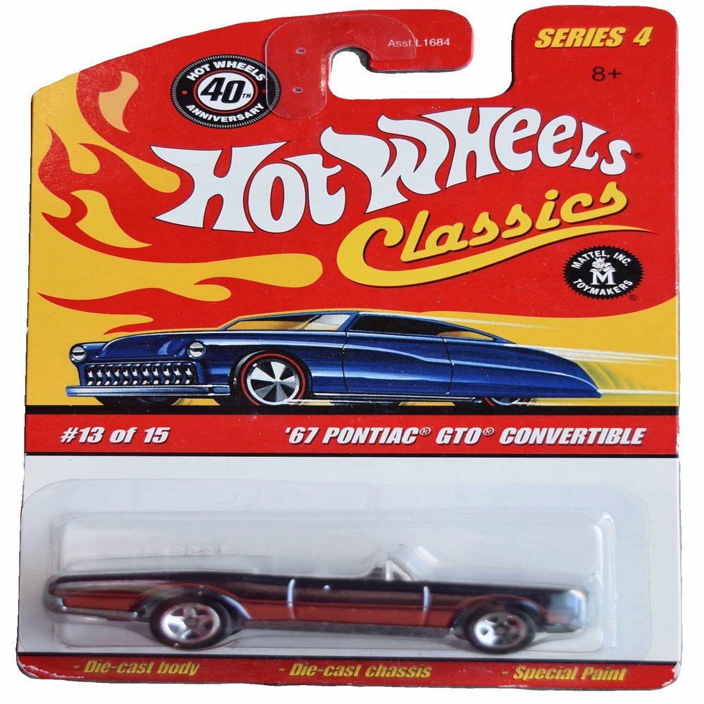 Hot Wheels '67 Pontiac GTO Convertible, Classics Series 4#13/15