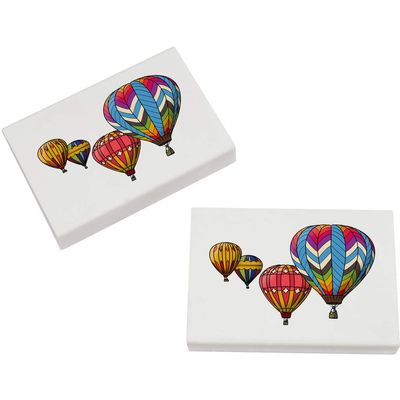 Azeeda 2 x 45mm 'Hot Air Balloons' Erasers/Rubbers (ER00031656)