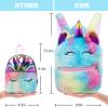 ZITA ELEMENT 7 Pcs American 18 Inch Doll Clothes and Accessories - 18 Inch Doll Clothes Set with Backpack, Waist Bag, Cell Phone, Tablet, Camera view 2