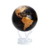 MOVA Metallic Black and Gold Globe 6" view 1