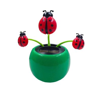 Bavokon Solar Powered Dancing Flowers Toy Car Interior Ornaments Cute Car Ornaments Car Dashboard Ornaments,Car Swinging Dancing Toy Car Windowsill Decoration Holiday Car Home Desk Decor