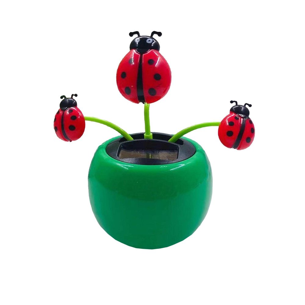 Bavokon Solar Powered Dancing Flowers Toy Car Interior Ornaments Cute Car Ornaments Car Dashboard Ornaments,Car Swinging Dancing Toy Car Windowsill Decoration Holiday Car Home Desk Decor