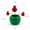 Bavokon Solar Powered Dancing Flowers Toy Car Interior Ornaments Cute Car Ornaments Car Dashboard Ornaments,Car Swinging Dancing Toy Car Windowsill Decoration Holiday Car Home Desk Decor view 2