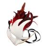 Mask Halloween Cosplay Costume Half Face Animal Party Cat Masks (Red(Fe)) view 3
