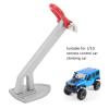 Climbing Car Rescue Parts,RC Metal Winch Anchor Corrosion Resistant Aluminum Alloy Material RC Car Trailer Tow Buckle Hook for 1/10 RC Climbing Car(Silver) view 2