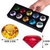 40mm Multicolor Crystal Diamond and 25mm Optical Glass X-Cube Prism RGB Dispersion Prism view 3