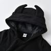 ACEHCEAR Infant Baby Bat Costume Halloween Costumes Polar Fleece Hooded Romper with Big Ear Onesie Unisex 2pcs 6-9 Months view 4