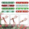 KIMOBER 48PCS Christmas Slap Bracelets,Assorted Snap Wristbands with Santa hats Snowmen Elk Xmas Socks for Kids Party Favors view 2