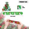 KIMOBER 48PCS Christmas Slap Bracelets,Assorted Snap Wristbands with Santa hats Snowmen Elk Xmas Socks for Kids Party Favors view 3