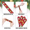 KIMOBER 48PCS Christmas Slap Bracelets,Assorted Snap Wristbands with Santa hats Snowmen Elk Xmas Socks for Kids Party Favors view 4