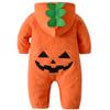 ACEHCEAR Baby Pumpkin Costume Baby Halloween Costumes Kids Hooded Romper Orange Onesie Unisex 12-20 months view 2